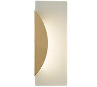WQHPLMD Creative Copper Wall Wash Lamp with Elegant Acrylic Shade - Dining Room & Bedroom Decoration