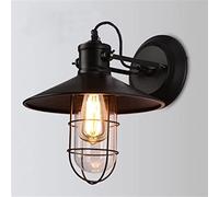 WQHPLMD Creative Nordic Shadow Black Metal Outdoor Stairs Wall Lamp for Dining Room & Bedroom