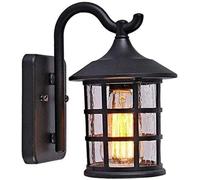 WQHPLMD Creative Retro Aluminum Wall Light Lantern - Elegant And Classic Outdoor Lighting