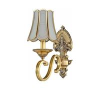 WQHPLMD da Lettura Indietro Facce Luce per Camere di Soggiorno, Bagno, Stanze e Atrium Ornamentata con Copper Puro