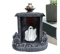 WQHPLMD Decorazioni di Halween Tomboni all'aperto - Statua Scheletro del cimitero in Resina, segni