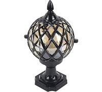 WQHPLMD Die-Cast Aluminum Post Lamp with Waterproof And Weather Resistant for Outdoor Use - Garden, Patio & Yard Lighting