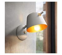 WQHPLMD Elegante Lampada a Muro Tradizionale con Scheda in Acciaio Vecchio Stile Industriale e Rustico - Luce per Stanza Bed E27