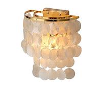 WQHPLMD Esile Lampadina con Forma di Conchiglia Ornamentale per Camerino Interno Wall Light E27