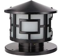 WQHPLMD Extreme Weather Resistant Post cap Light with Acrylic Shade - Garden & Patio Decor