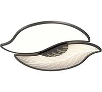 WQHPLMD Geometric LED Flush Mount Ceiling Light with 3 Color Dimming - Ideal for Bedrooms, Balconies And Kitchens