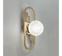 WQHPLMD Geometric Wall Sconce Gold Metal Living Room Light for Bedroom And Hallway