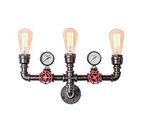 WQHPLMD Glamorous Water Pipe Wall Light for Loft Staircase, Dining Room And Living Room Decorations
