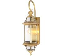 WQHPLMD Gorgeous Outdoor Lighting Fixtures with Clear Glass - Gold Light