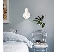 WQHPLMD Hardwired Wall Sconce with Switch, Bedside Reading Lamp, Rotatable Wall Sconces for Bedroom And Living Room Interior Lighting