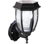 WQHPLMD High-Brightness LED Outdoor Lantern - Elegant Wall Light with Solar Power