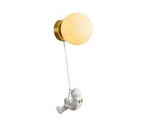 WQHPLMD Lamp Wall Creativa Resina Astronauta Sconce di Muro Minimalista per Camere da Lettre Decorativa LED Isole