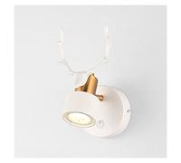 WQHPLMD Lampetto Creativo Arancione con Scheda Rotabile per Letto e Sala da Pranzo LED Alcolico, Luce di Camerata in Acciaio