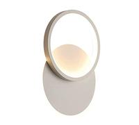 WQHPLMD Lampetto Geometrico a Luce Creativo con abat-Jour Matto in Ferro, Lampadina LED 24W per Camera, Comoda e riscaldante
