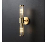 WQHPLMD Lampi Metallici Dorati per Bagno, sconci di Vetro su Parete, Illuminazione per corridoi e salottiere da Soggiorno