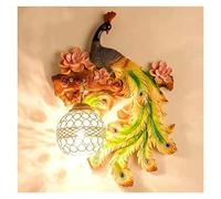 WQHPLMD Lampo Crystal Orologio Piena di per Soggiorno e Camera da Letto con Il Lampadino sul Muro