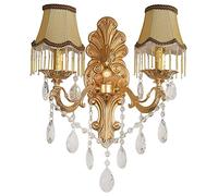 WQHPLMD Lampo Crystal Rocciale per La Stanza con Lampadina in Zinc Allocco E Gioielli