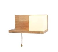 WQHPLMD Lampo Solido in Legno Sella di Albero Canevale Lampo per Stanza da Bagno e Casa da Villa Legno Canevalesco LED per Prospetto