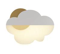 WQHPLMD Lighting Wall Sconce Gold Acrylic Cloud LED Wall Lamp Nursery Bedside Room for Bedroom Space
