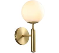 WQHPLMD Luce da Parete Piccola Vetro Sconce in OLINO di SATURA con LA LUME della Parete Globe in Vetro Glassato per Il Ristorante Soggio