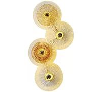 WQHPLMD Luce Sconce sul Muro Geometrico, Lampadina Postmoderna con Vetro a Goccio, Accessori di Mobili per Stanze da Vivere, Light Art Deco per Camere e Corridoi, 12W