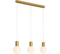 WQHPLMD Luminaria di Ferro Bronzo H65 Cluster Chandelier Adattabile per Bar, Studiolo, Corridoio Ristorante Sala d'Esposizioni Vestibolo Hotel - 3 Luci E27