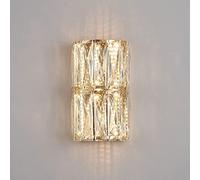 WQHPLMD Luxurious Crystal Wall Sconce Art Deco for Bedroom, Living Room & Hotel