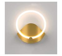 WQHPLMD Luxury Gold Wall Sconce LED Lamp with Iron And Acrylic