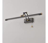 WQHPLMD Luxury Retro American Vanity Mirror with Adjustable Arm And LED Light - Bathroom Lighting Fixtures