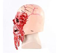 WQHPLMD Mascherato in Modo Raccapricciante di Costumi di Halloween Maschera in Lattice Horror per Gli Adulti Unisex Oggetti di Decorazione di Decorazioni per la Festa del Diavolo Danza della Testa,