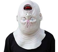 WQHPLMD Mascherato in modo raccapricciante hallween costume da costume maschera in lattice horror per gli adulti unisex oggetti di decorazione di decorazioni per la testa del diavolo danza del diavolo