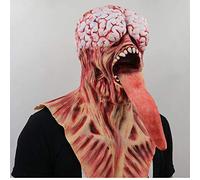 WQHPLMD Mascherato in Raccapricciante Halloween Costume da Costume Maschera in Lattice Horror per Gli Adulti Unisex Oggetti di Decorazione di Decorazioni per la Festa del Diavolo Cover di Danza,