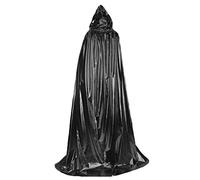 WQHPLMD Masquerade Unisex Adult Halloween Cloak for Festival, Party & Role Playing in Death And Wizard Cosplay Outfit