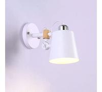 WQHPLMD Nordic Iron Wall Light for Bedroom Reading Area