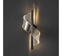 WQHPLMD Nordic Postmodern LED Wall Lights, Indoor Sconces with Warm White LED Lighting (Length: 14CM, Height: 30CM)