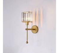 WQHPLMD Nordic Style Crystal Sconce Wall Light for Bedroom And Entryway