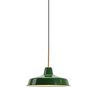 WQHPLMD Nostalgic Green Pendant Light Enamel Industrial Chandelier for Kitchen Island And More