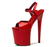 WQHPLMD Piattaforma da Donna Sandalo Abito Alto Sandali Danza Danza Danza Danza Danza Danza Pompe Aperte Tacchi Scarpe Caviglia in Gomma Origine Cinese