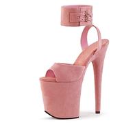 WQHPLMD Piattaforma Femminile Slingback Stiletto a Punta Aperta Dance 7.87in Nightclub Pompe in passerella Plus per Scarpe da Sera per Feste Cina Cina