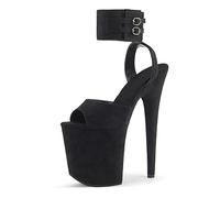WQHPLMD Piattaforma Femminile Slingback Stiletto a Punta Aperta Dance 7.87in Nightclub Pompe in passerella Plus per Scarpe da Sera per Feste Cina Cina