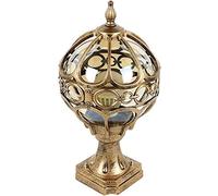 WQHPLMD Pilastro Esterno Lanterna in Stile Europeo Lampada Decorativa Lampada del Paesaggio Cortile Post Tappo Lampada in Alluminio Fuso e limpidi luci della passerella Impermeabile in Vetro
