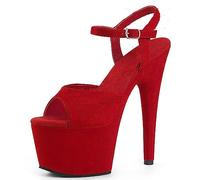 WQHPLMD Platform Heels for Women High Heeled Pumps Sandals Ankle Buckle Straps Pump Stilettos Heels Wedding Sandals Origin China