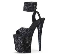 WQHPLMD Platform High-Heels 9 Inches Stilettos Pumps Sandals for Women Comfy Open Toe Heeled Sandal Ankle Heels Summer Dress Shoes Origin China