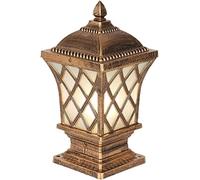 WQHPLMD Post cap Lamp Antiquato - Luce di Pila per Giardino, Terrazza e Percorsi - Colore Come Indicato - Attuazione Hardwired - IP54