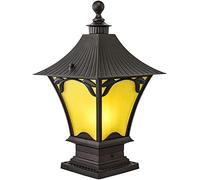 WQHPLMD Post cap Lamp Antiquato - Luce di Pila per Giardino, Terrazza e Percorsi - Colore Come Indicato - Attuazione Hardwired - IP54