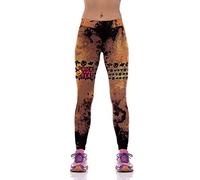 WQHPLMD Pumpkin Women's High-Waist Yoga Tights for Fitness Workout Plus Size - Slimming And Contoured Fit