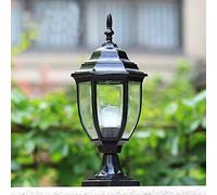 WQHPLMD Retro Bronze Post Pillar Lamp - Outdoor Lighting Solution