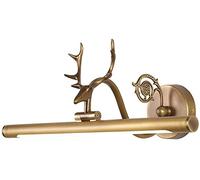 WQHPLMD Retro Copper Mirror Light Wall Sconce, Vintage Bathroom Lighting for Bath Cabinets And Bedrooms