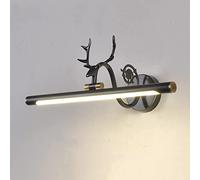 WQHPLMD Retro Copper Mirror Light Wall Sconce, Vintage Bathroom Lighting for Bath Cabinets And Bedrooms