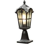 WQHPLMD Retro Glass Post cap Light for Outdoor Use - Garden And Patio Decor